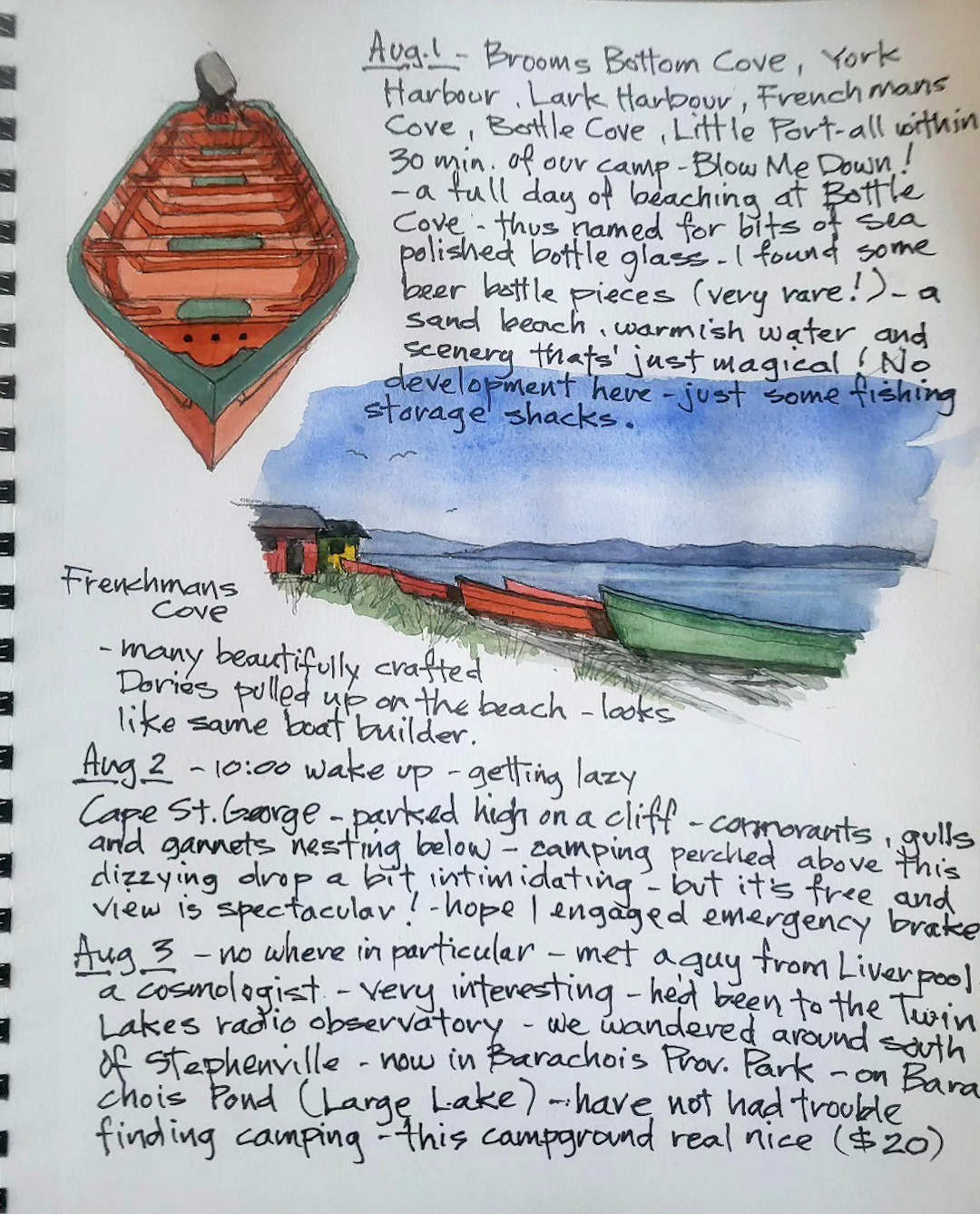 Dories — Frenchmanʼs Cove, Newfoundland — Karl Willms