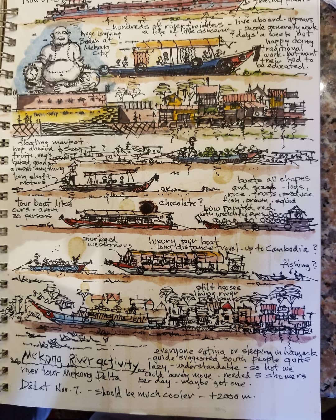 Boats — Mekong River, Vietnam — Karl Willms