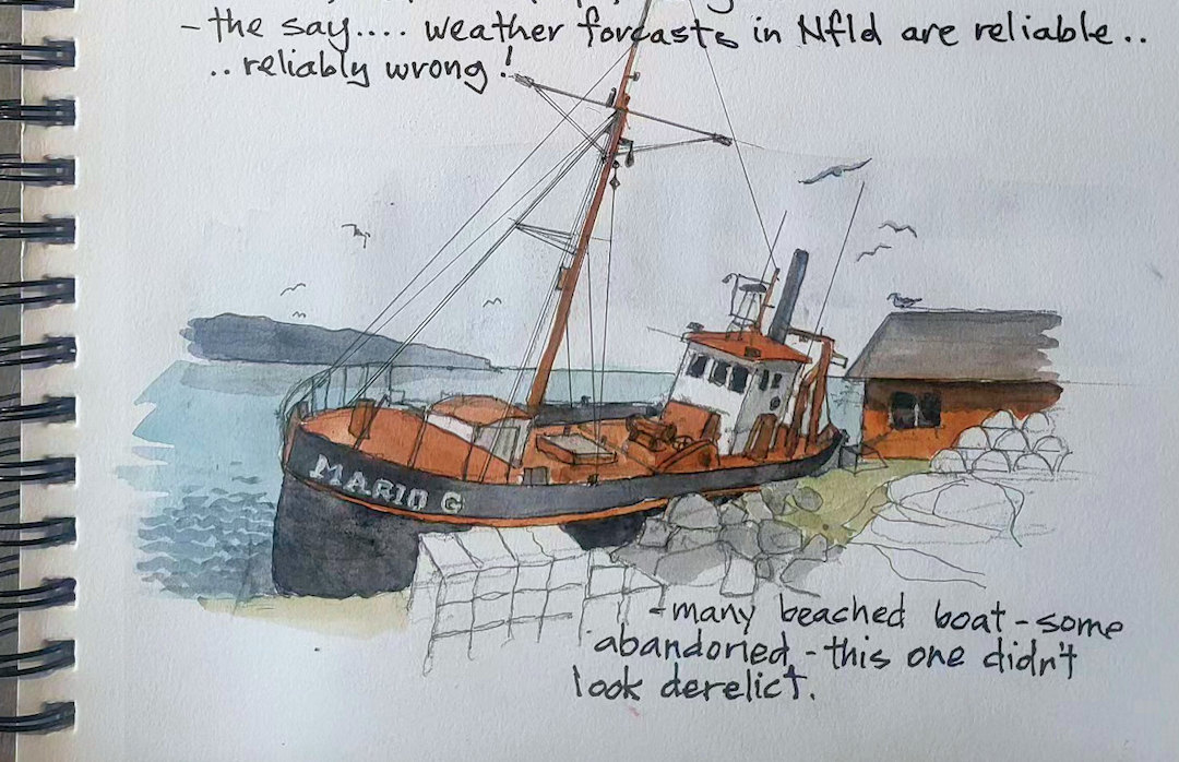 Beached Boat — Great Northern Peninsula, Newfoundland — Karl Willms