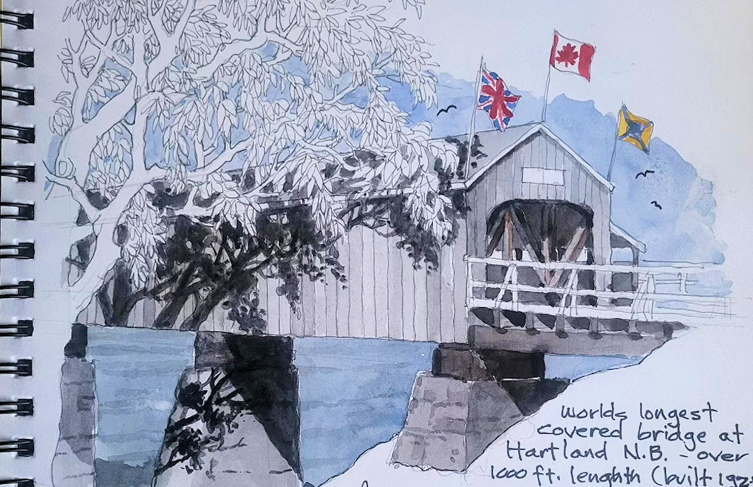 Worldʼs Longest Covered Bridge — Hartland, New Brunswick — Karl Willms