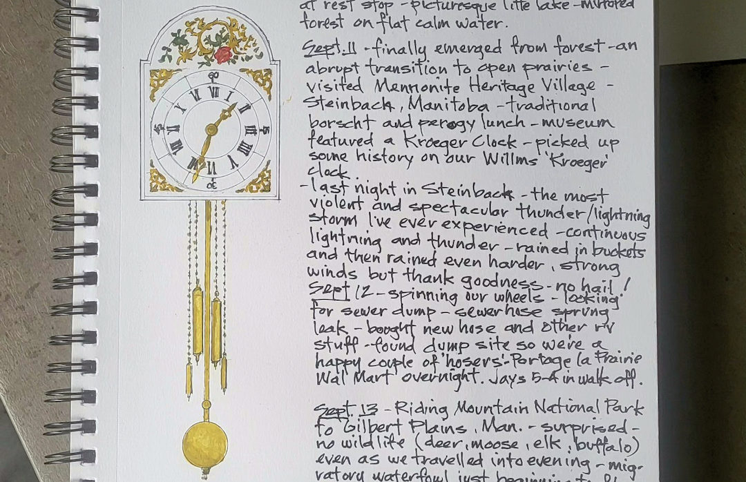 Kroeger Clock — Steinbach, Manitoba — Karl Willms