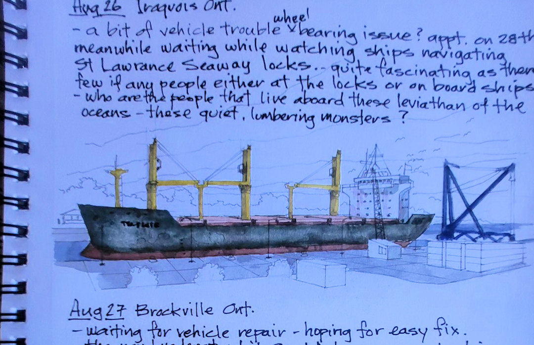 Ship Navigating Lock, St. Lawrence Seaway — Iroquois, Ontario — Karl Willms